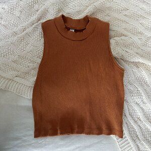 Uniqlo Ribbed Highneck Tank